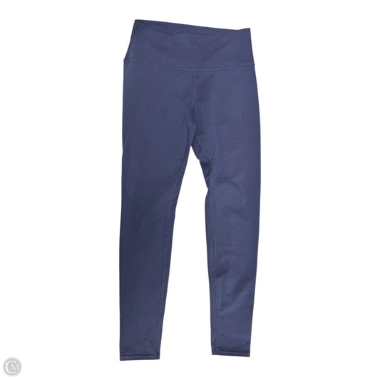 Athletic Leggings By Alo In Blue, Size: L
