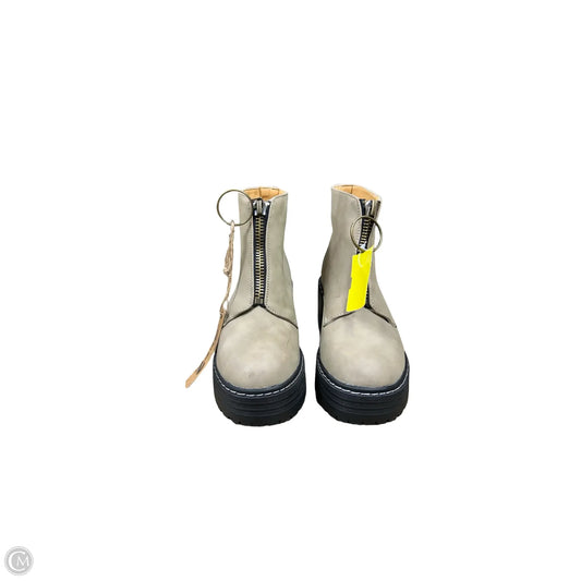 Boots Ankle Heels By Seven 7 In Beige, Size: 7