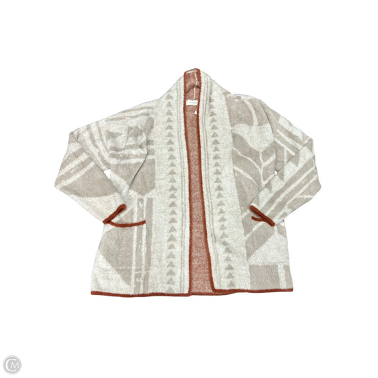 Sweater Cardigan By Lovestitch In Tan, Size: L