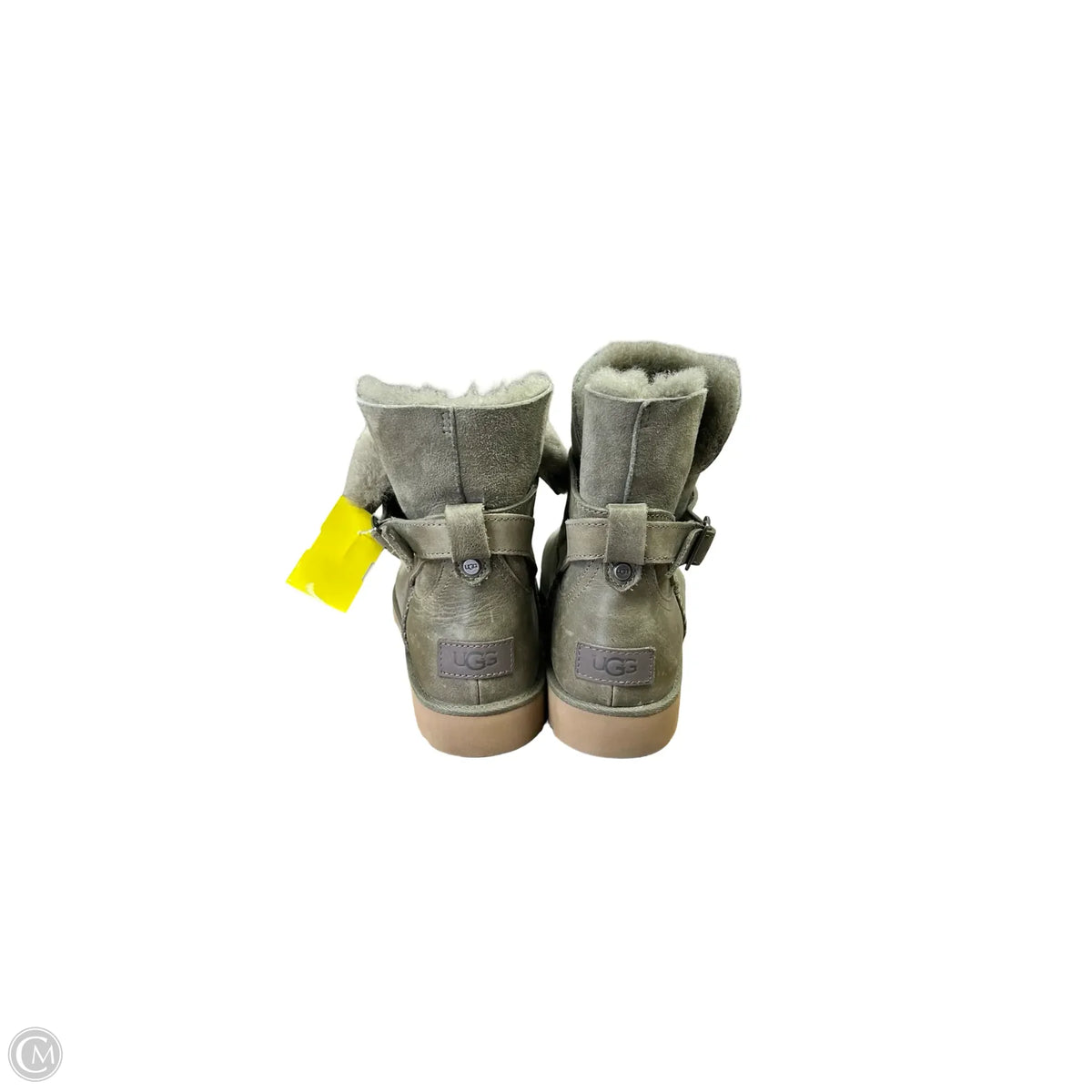 Boots Designer By Ugg In Green, Size: 8