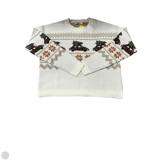 Sweater By Leela & Lavender In Cream, Size: L