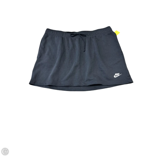 Athletic Skirt By Nike Apparel In Black, Size: Xl