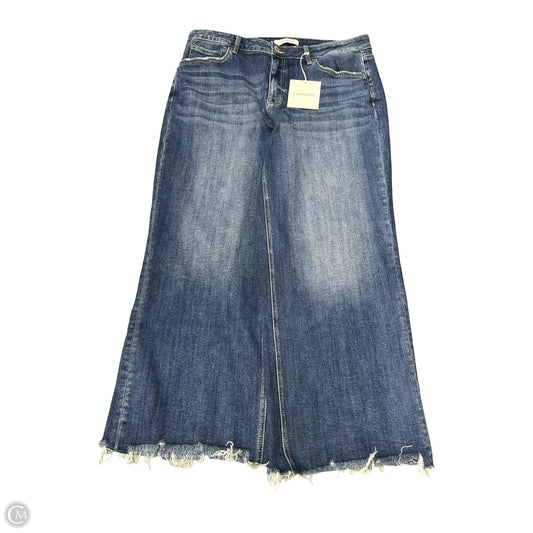 Jeans Wide Leg By Vervet In Blue Denim, Size: 18