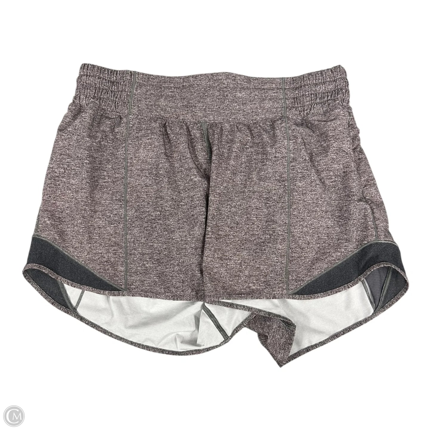 Athletic Shorts By Lululemon In Grey, Size: 8