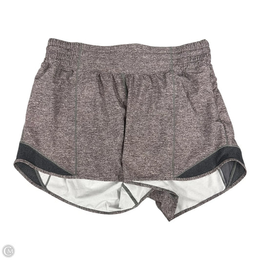 Athletic Shorts By Lululemon In Grey, Size: 8