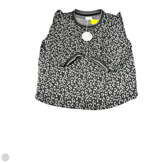 Top 3/4 Sleeve By Umgee In Black & Grey, Size: 2x