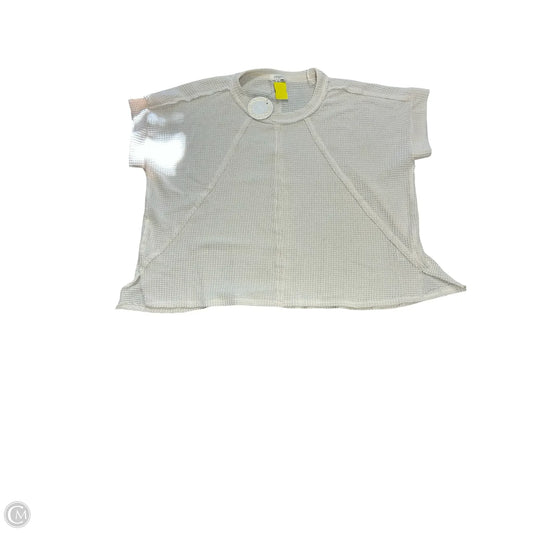 Top Short Sleeve By Umgee In Cream, Size: 2x