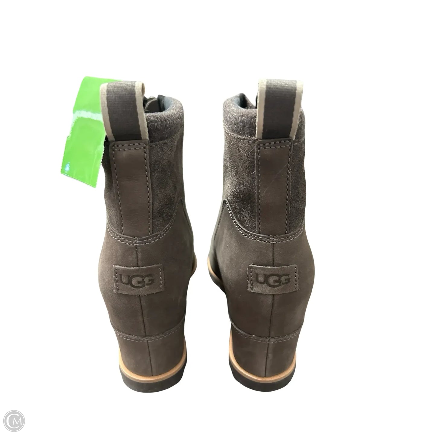 Boots Designer By Ugg In Brown, Size: 9