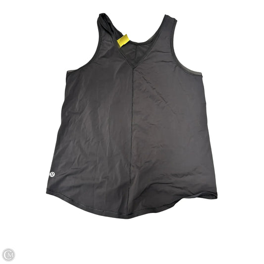 Athletic Tank Top By Lululemon In Black, Size: 6