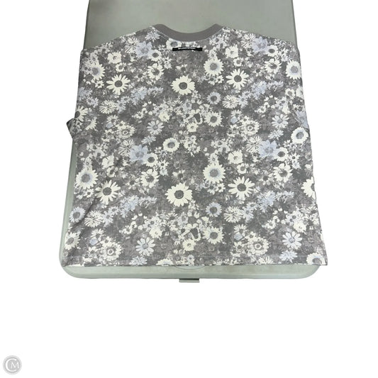Top Short Sleeve By Free People In Floral Print, Size: Xs