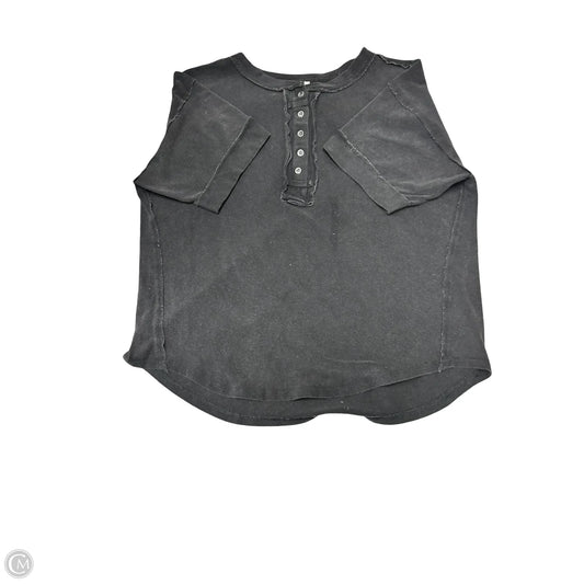 Top Short Sleeve By Bke In Black, Size: L