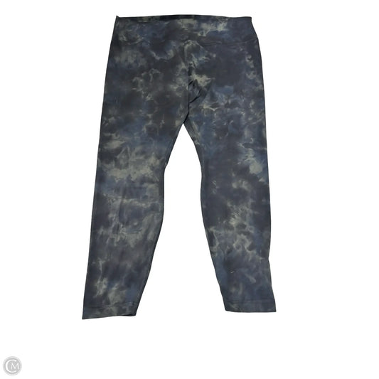 Athletic Leggings By Lululemon In Tie Dye Print, Size: 20
