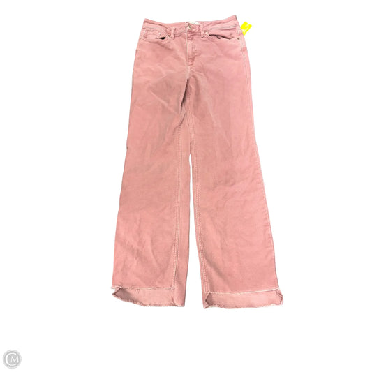 Jeans Straight By 7diamonds In Pink Denim, Size: 6