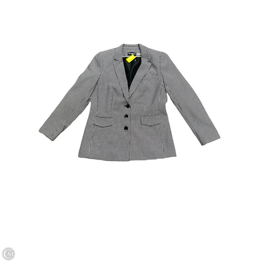 Blazer Designer By Karl Lagerfeld In Black & White, Size: 10