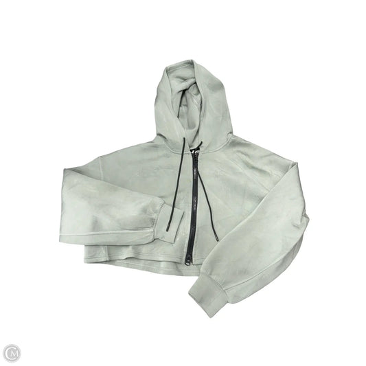 Athletic Sweatshirt Hoodie By As Revival In Green, Size: L