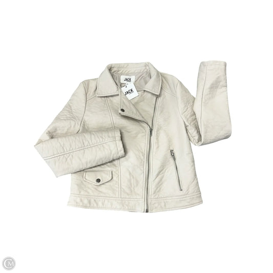 Jacket Moto By Jack By Bb Dakota In Cream, Size: M