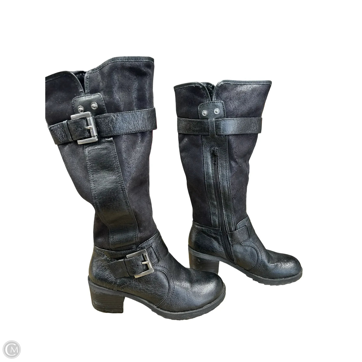 Boots Knee Flats By Bare Traps In Black, Size: 7