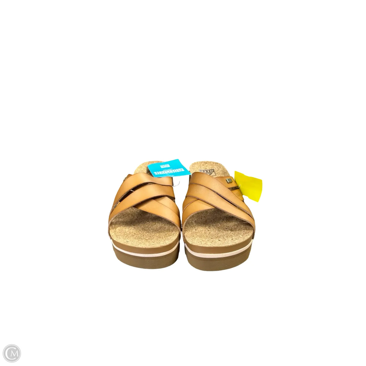 Sandals Flats By Reef In Tan, Size: 7