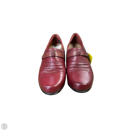 Shoes Heels Block By Clarks In Red, Size: 8.5