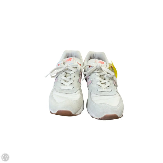 Shoes Athletic By New Balance In Cream & Pink, Size: 7.5