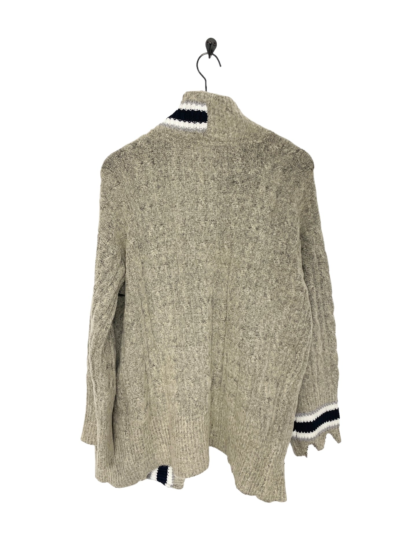 Oatmeal Sweater Cardigan Pol, Size M