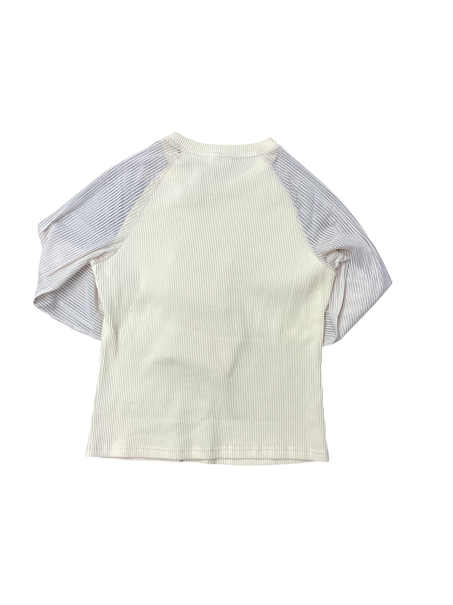 Top Long Sleeve By Bohme In Cream, Size: Xl