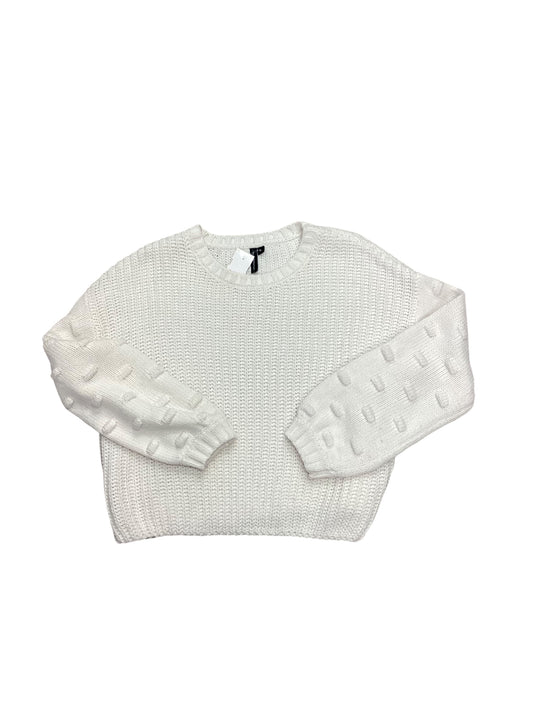 Sweater By Clothes Mentor In Cream, Size: M