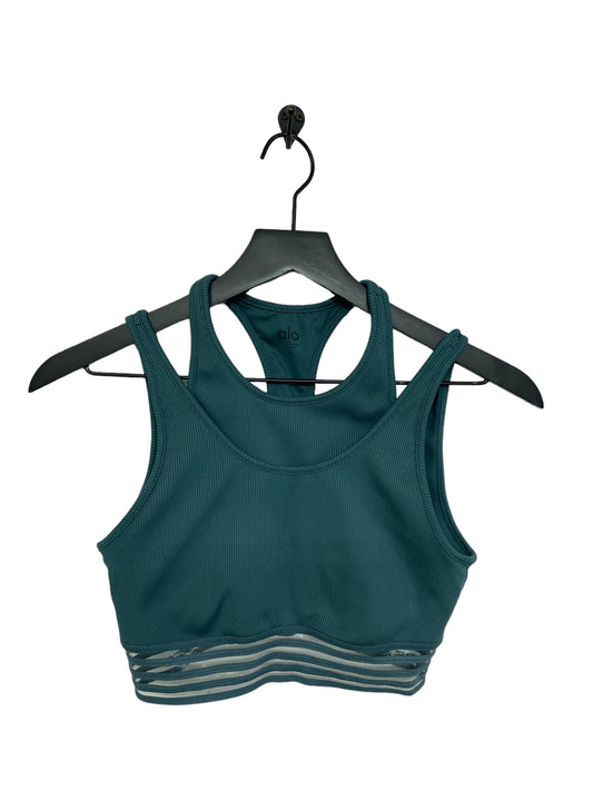 Teal Athletic Bra Alo, Size M