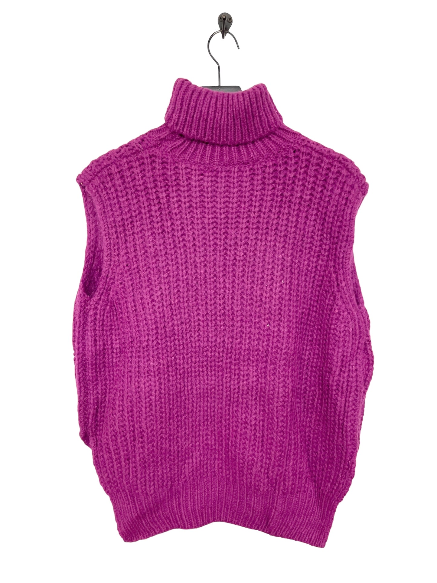 Purple Vest Sweater She + Sky, Size L