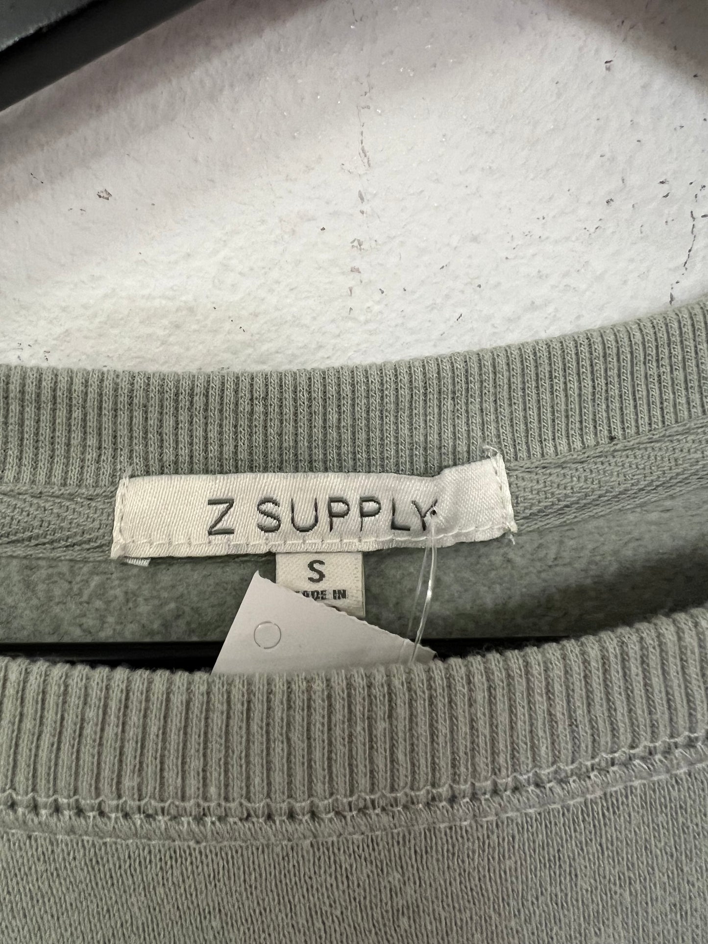 Sweatshirt Crewneck By Z Supply In Green, Size: S