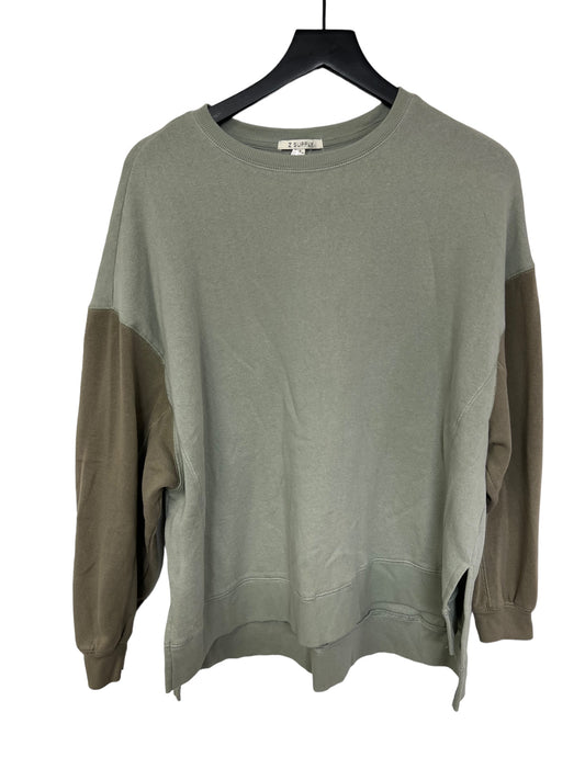 Sweatshirt Crewneck By Z Supply In Green, Size: S