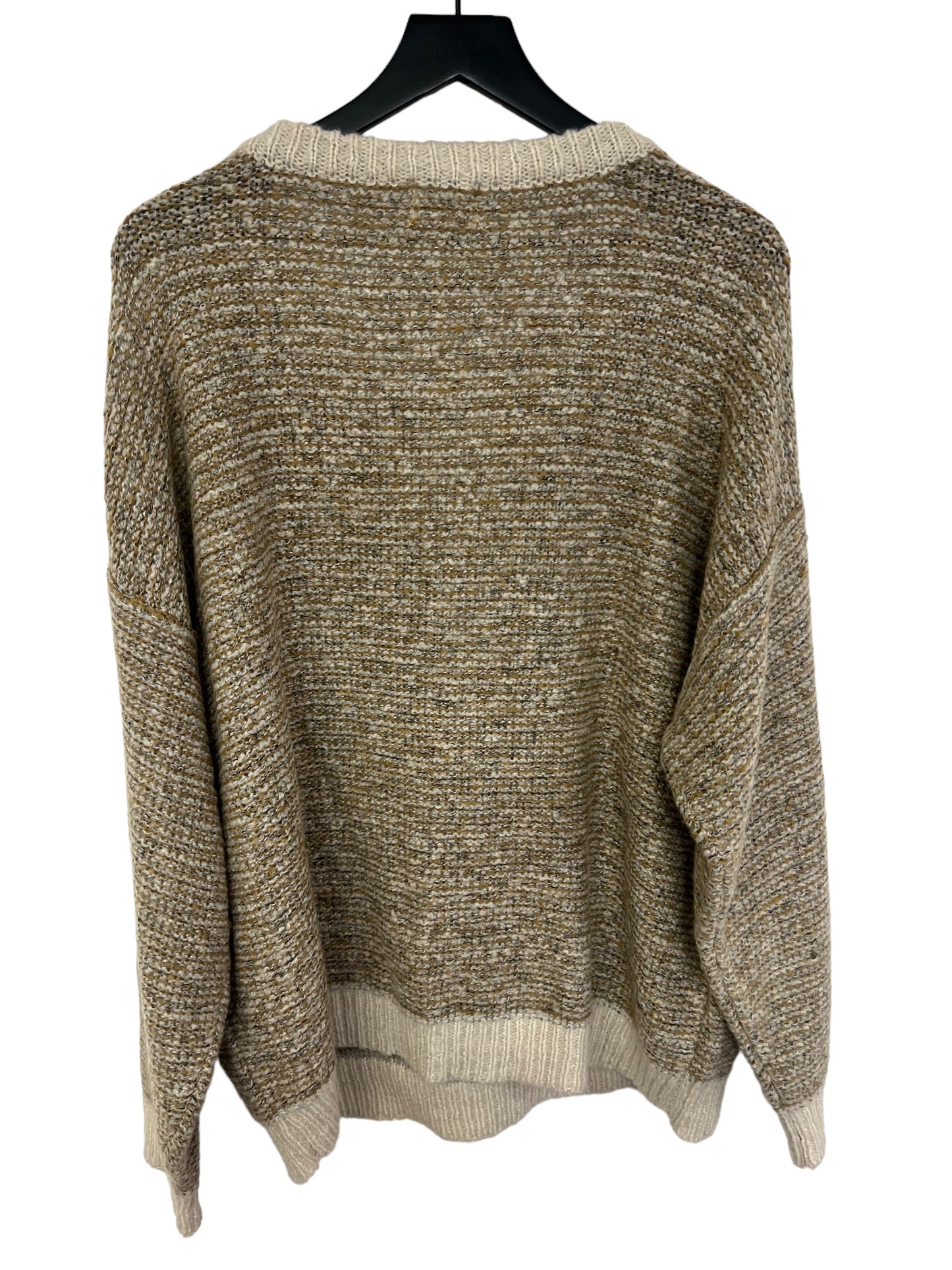 Sweater By Blu Pepper In Beige, Size: 2x