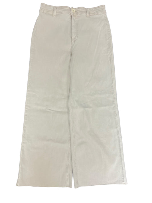 Jeans Wide Leg By Cmc In Cream Denim, Size: 10