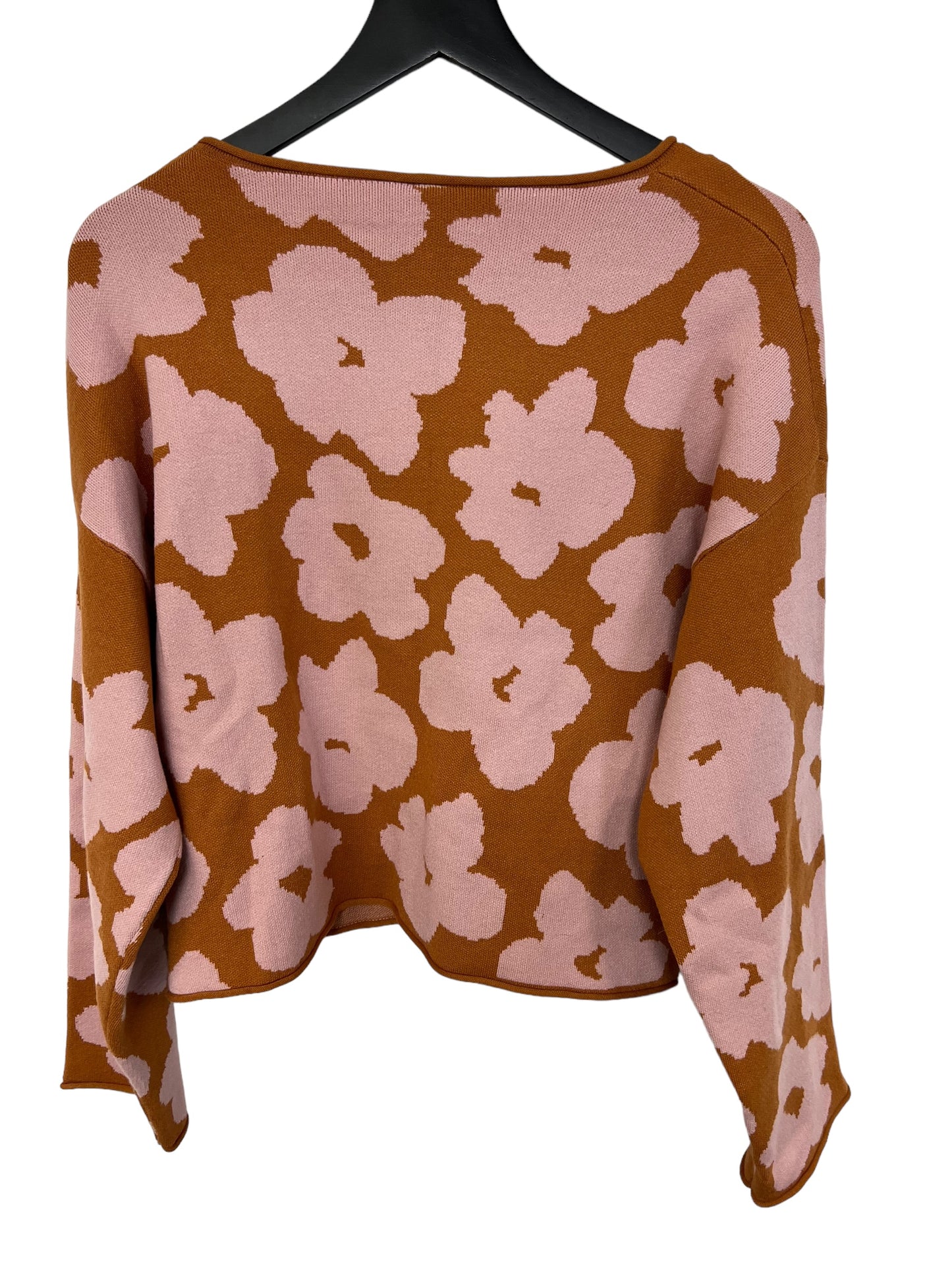 Sweater By Wishlist In Floral Print, Size: M