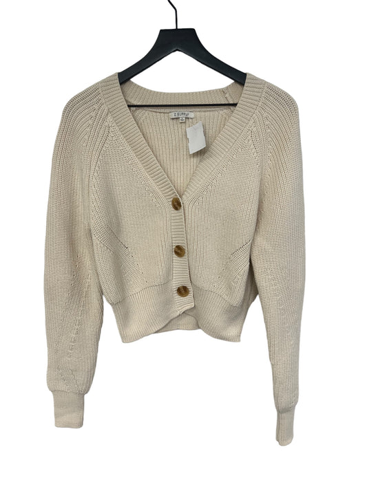 Sweater Cardigan By Z Supply In Cream, Size: L