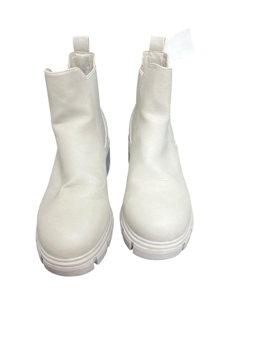 Boots Ankle Heels By Mia In Cream, Size: 7