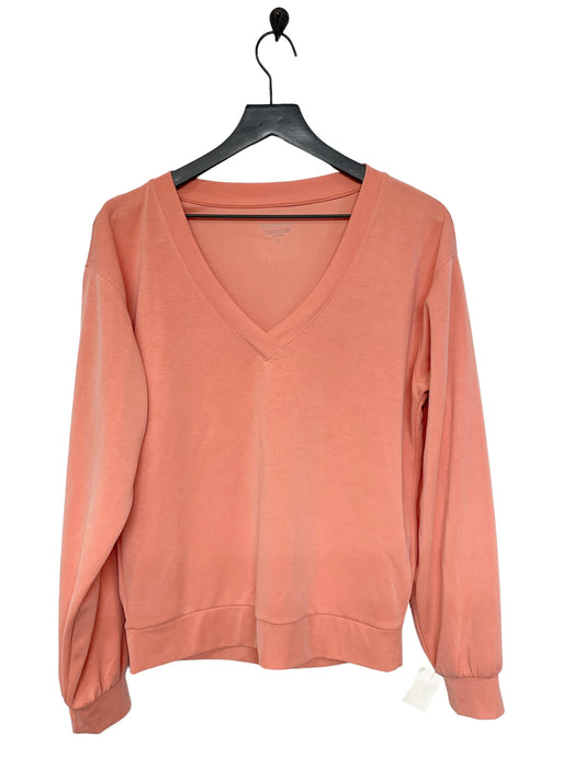 Sweatshirt Crewneck By Athleta In Orange, Size: S