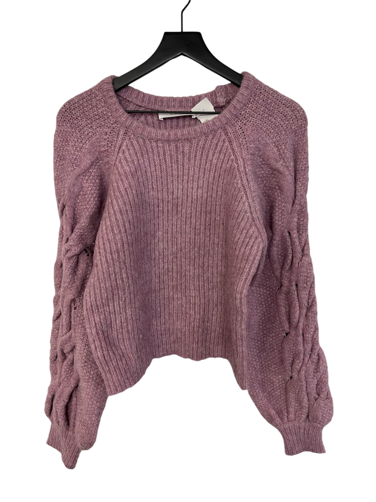 Sweater By Astr In Purple, Size: L