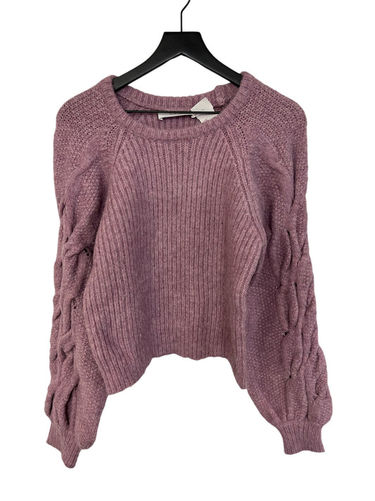 Sweater By Astr In Purple, Size: L