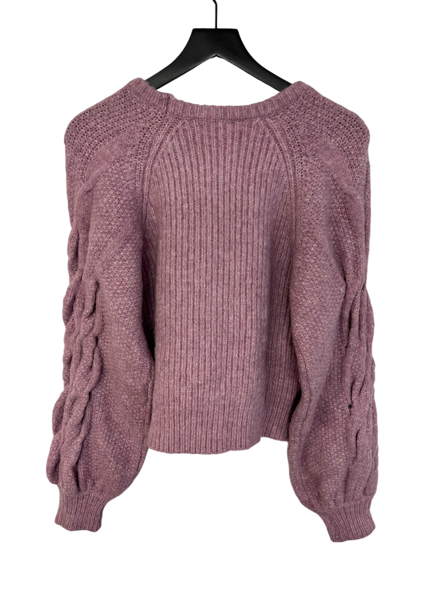 Sweater By Astr In Purple, Size: L