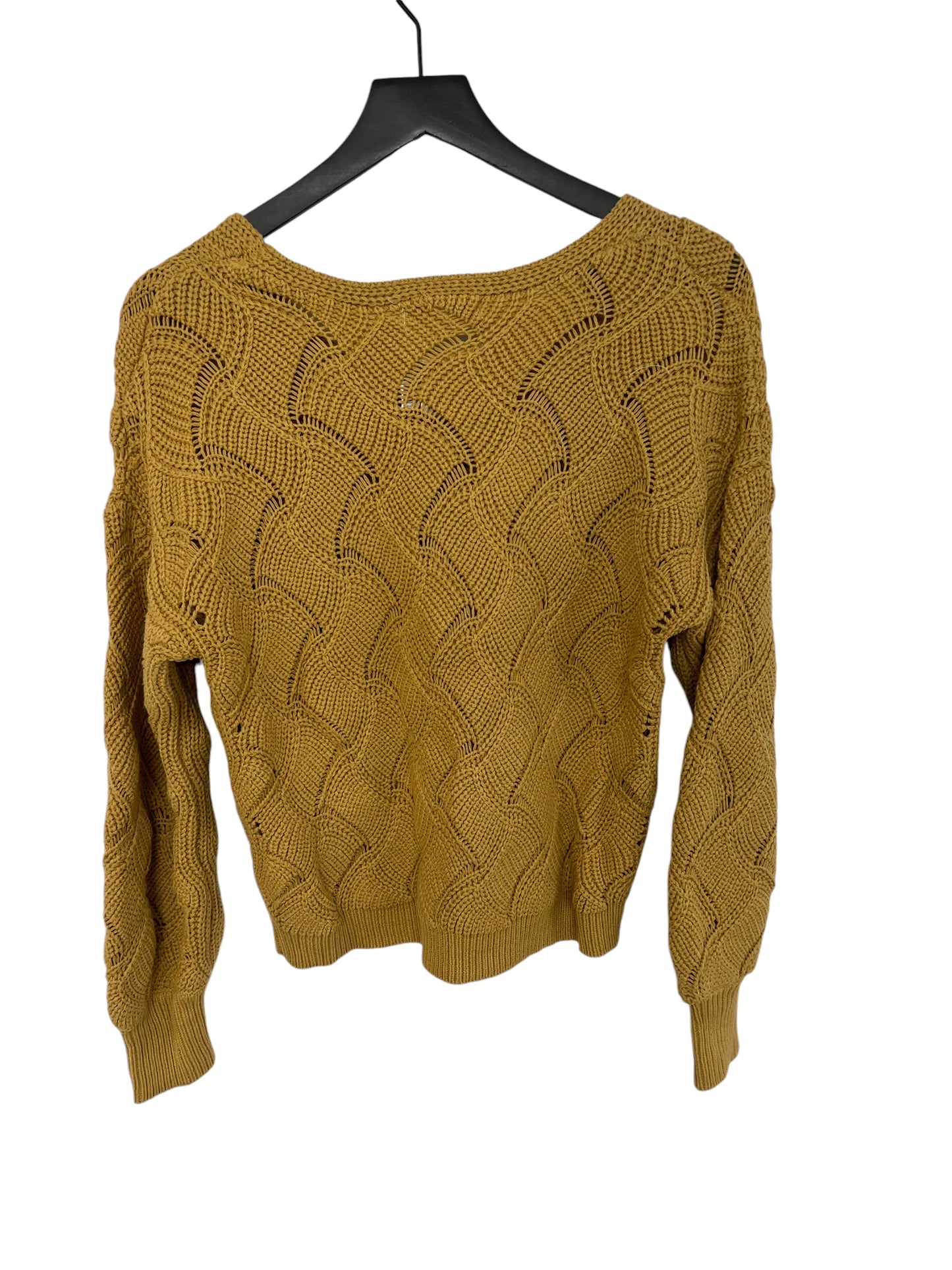 Sweater By Clothes Mentor In Yellow, Size: M