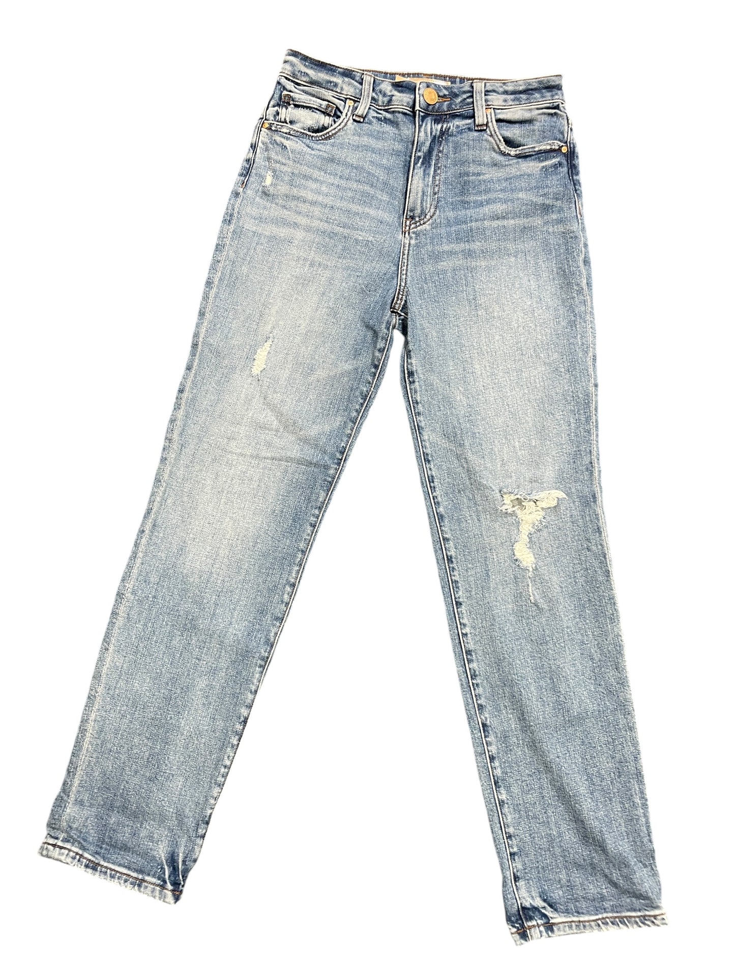 Jeans Straight By Kut In Blue Denim, Size: 2