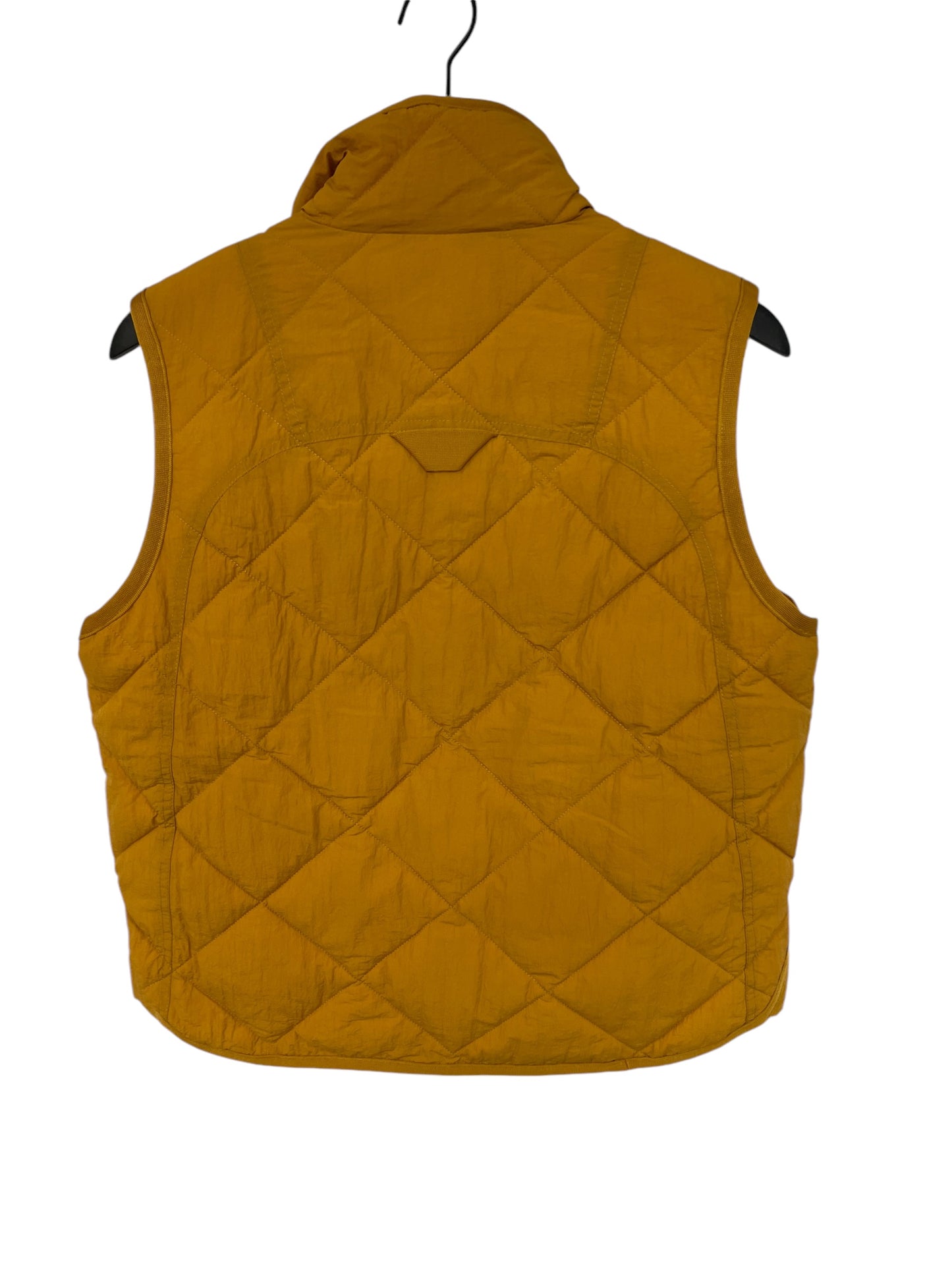 Vest Puffer & Quilted By Tribal In Yellow, Size: S