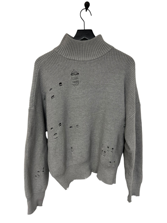 Sweater By Clothes Mentor In Grey, Size: L