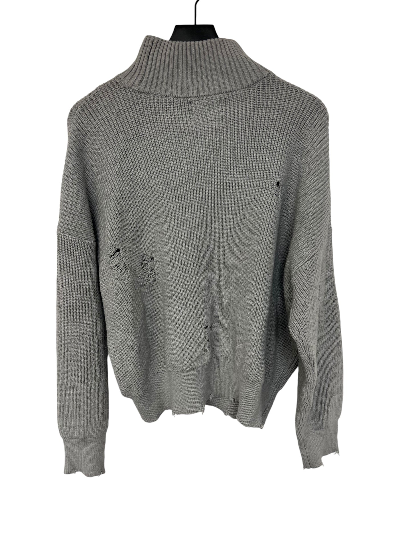 Sweater By Clothes Mentor In Grey, Size: L