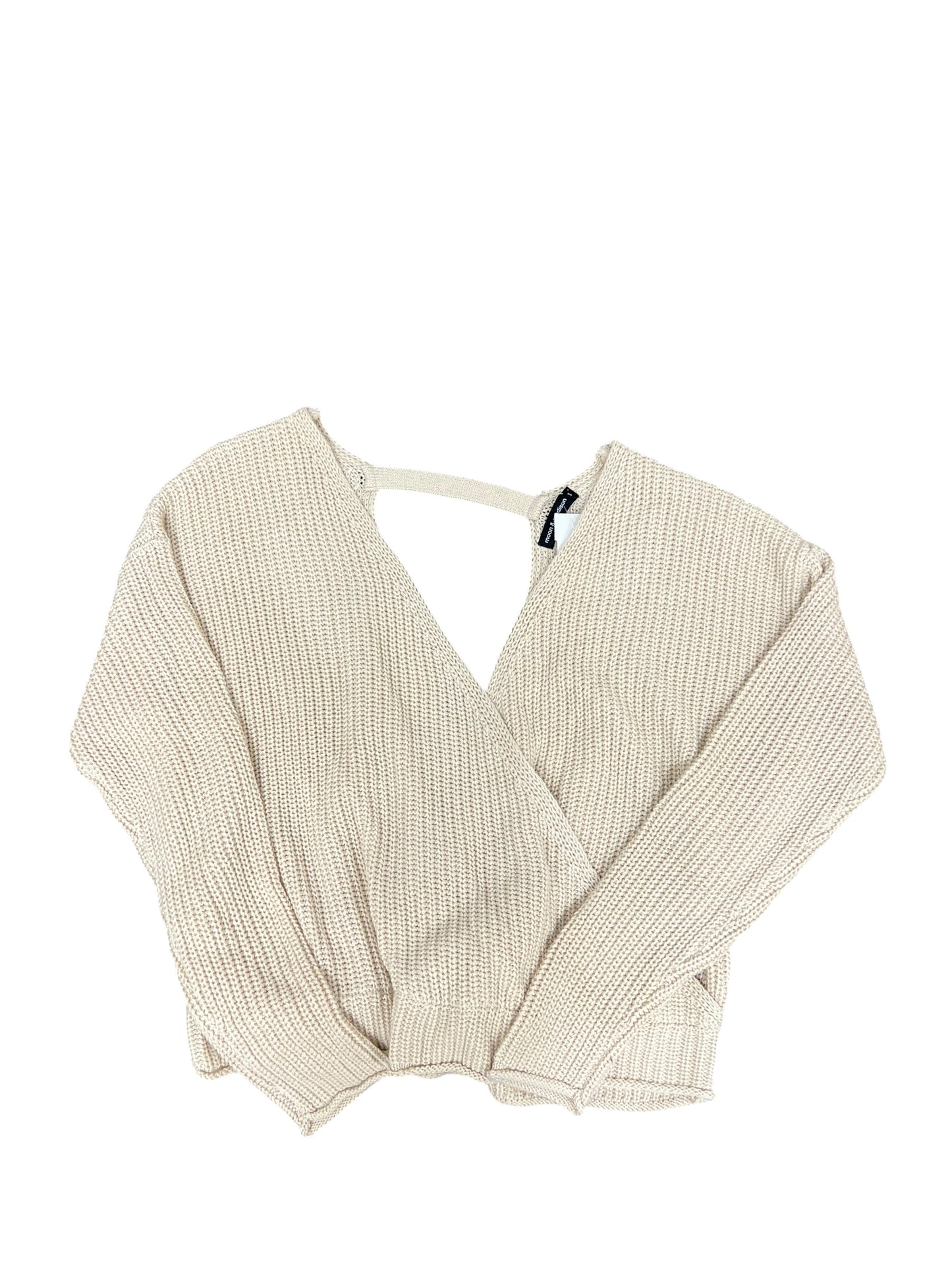 Sweater By Clothes Mentor In Cream, Size: S