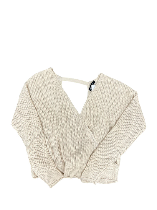 Sweater By Clothes Mentor In Cream, Size: S