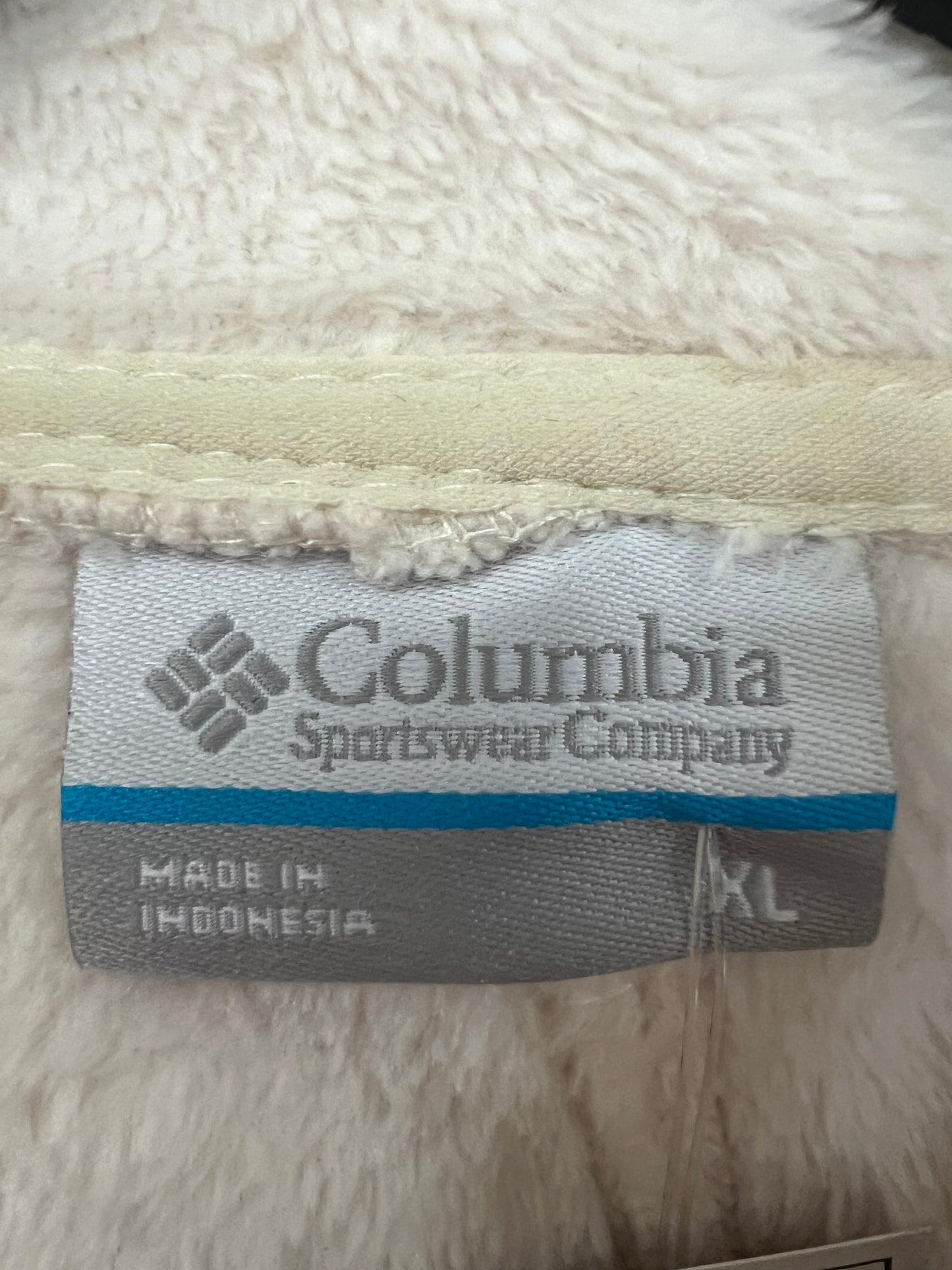 Sweatshirt Hoodie By Columbia In Ivory, Size: Xl