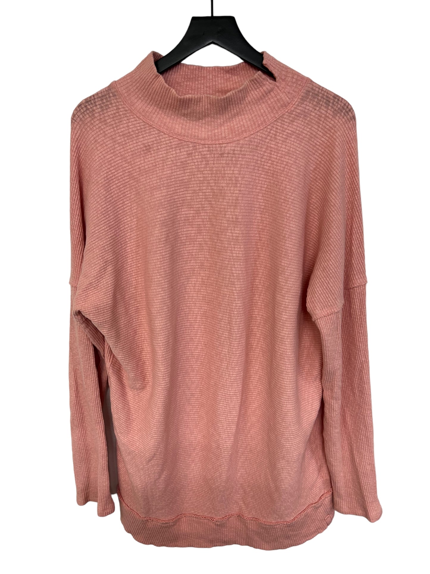 Top Long Sleeve By We The Free In Pink, Size: L