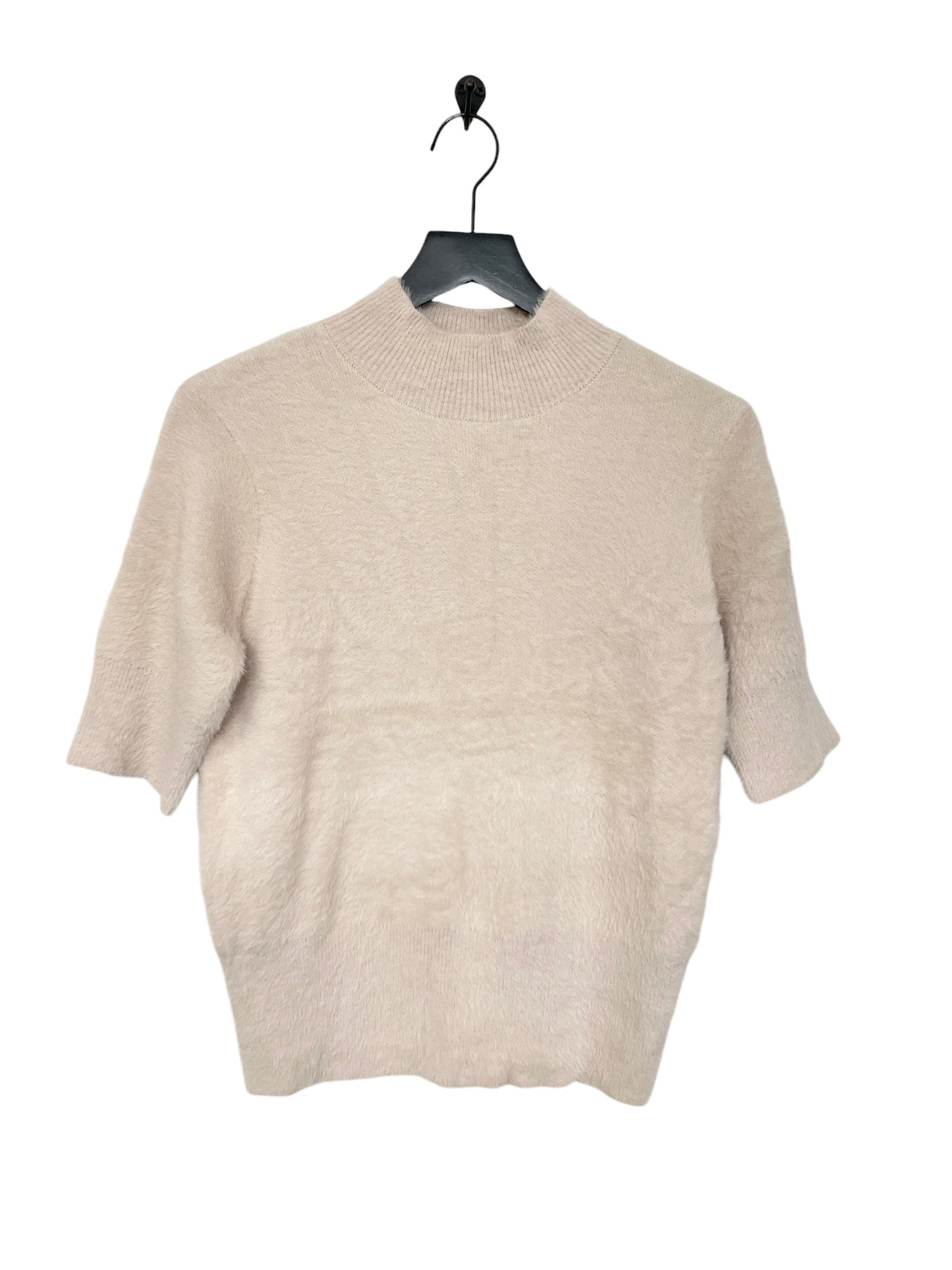 Sweater Short Sleeve By Bailey 44 In Cream, Size: M